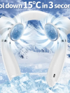 Neck Fans Rechargeable, Neck Cooling Fan with Chilling Plates - Image 2